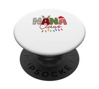 Suéter Feo de Navidad de Nana Claus, Divertido Traje de Feliz Navidad PopSockets PopGrip Adhesivo