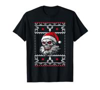 Suéter feo de Navidad gótico de Papá Noel demoníaco Camiseta