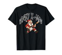 suéter Feo de Navidad Rocky x mas Santa Claus Camiseta