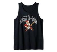 suéter Feo de Navidad Rocky x mas Santa Claus Camiseta sin Mangas