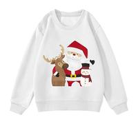 Suéter feo de Navidad, suéter de Navidad para niña de 1 a 14 años, para niña, diseño de Navidad, ropa cálida, temporada de otoño, invierno, chaqueta cómoda para ocio al aire libre