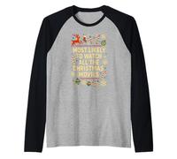 Suéter Feo de películas navideñas Divertidas para Mujer Camiseta Manga Raglan
