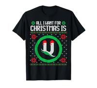 Suéter Feo Divertido con imán All I Want For Christmas Is U Camiseta