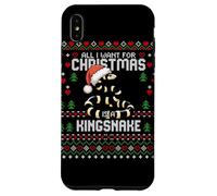 Suéter Feo navideño con Texto en inglés All I Want California Kingsnake Carcasa para iPhone XS MAX