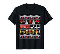 Suéter Feo navideño de Bombero, Bomberos Camiseta