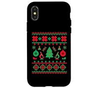 Suéter feo navideño de laboratorio de ciencias - Geek, científico Carcasa para iPhone X/XS