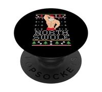 Suéter Feo navideño North Swole Fit Sexy Santa Meme PopSockets PopGrip Adhesivo