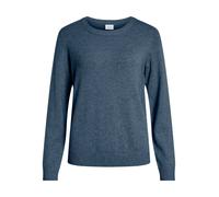 Suéter fino de punto elástico para mujer de VILA manga larga cuello redondo VIRI