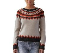 Suéter genérico de dibujo otoño para mujer, manga larga, cuello redondo, sudadera, estampado de sub suéter, informal, para casa, con diseño de color alto, ensamblar, túnica de gran tamaño ancho, caqui