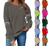 Suéter gráfico para mujer, suéter ligero de Halloween con cuello redondo pintado, sudaderas casuales de ajuste holgado, lindas sudaderas con gráficos, sudaderas de temporada para mujer