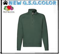 Suéter Hombre Sudadera Con 1/2 Cremallera Mangas Raglán FRUIT OF THE LOOM