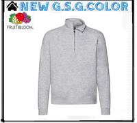 Suéter Hombre Sudadera Con 1/2 Cremallera Mangas Raglán FRUIT OF THE LOOM
