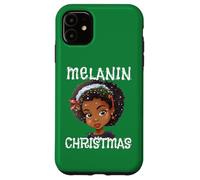 Suéter Melanin Christmas Ugly Black Girl Magic Queen Green Carcasa para iPhone 11