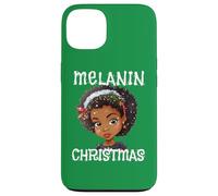Suéter Melanin Christmas Ugly Black Girl Magic Queen Green Carcasa para iPhone 13