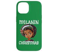 Suéter Melanin Christmas Ugly Black Girl Magic Queen Green Carcasa para iPhone 14