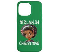 Suéter Melanin Christmas Ugly Black Girl Magic Queen Green Carcasa para iPhone 14 Pro MAX