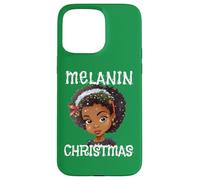 Suéter Melanin Christmas Ugly Black Girl Magic Queen Green Carcasa para iPhone 15 Pro MAX