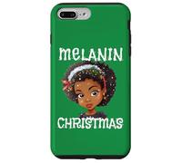 Suéter Melanin Christmas Ugly Black Girl Magic Queen Green Carcasa para iPhone 7 Plus/8 Plus