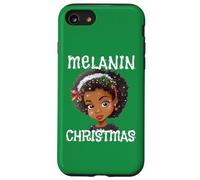 Suéter Melanin Christmas Ugly Black Girl Magic Queen Green Carcasa para iPhone SE (2020) / 7/8