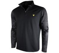 Suéter Midlayer Impreso Contour Para Hombre Lyle & Scott - Negro Azabache - M