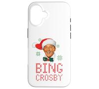 Suéter navideño Blanco de Bing Crosby Carcasa para iPhone 16