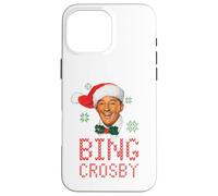 Suéter navideño Blanco de Bing Crosby Carcasa para iPhone 16 Pro MAX