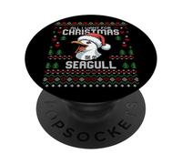 Suéter navideño con diseño de Gaviota con Texto «Todo lo Que Quiero para Navidad», diseño de gaviotas PopSockets PopGrip Adhesivo