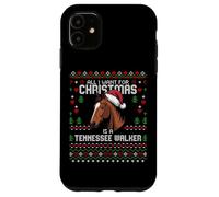Suéter navideño de Tennessee Walker Horse, Feo, con Forma de Caballo Carcasa para iPhone 11