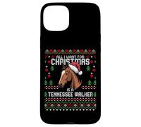 Suéter navideño de Tennessee Walker Horse, Feo, con Forma de Caballo Carcasa para iPhone 15 Plus