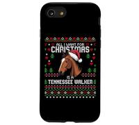 Suéter navideño de Tennessee Walker Horse, Feo, con Forma de Caballo Carcasa para iPhone SE (2020) / 7/8