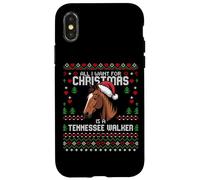 Suéter navideño de Tennessee Walker Horse, Feo, con Forma de Caballo Carcasa para iPhone X/XS