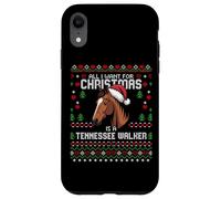 Suéter navideño de Tennessee Walker Horse, Feo, con Forma de Caballo Carcasa para iPhone XR