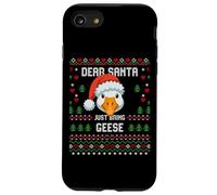 Suéter navideño Dear Santa Christmas Geese Goose Ugly Carcasa para iPhone SE (2020) / 7/8