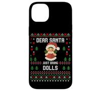 Suéter navideño Dear Santa Dolls Ugly Xmas Dolls, Amantes de los Juguetes Carcasa para iPhone 14 Plus