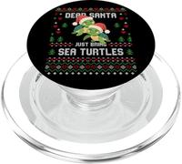 Suéter navideño Feo de Dear Santa Bring Sea Turtles PopSockets PopGrip para MagSafe
