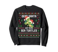Suéter navideño Feo de Dear Santa Bring Sea Turtles Sudadera