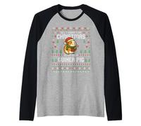Suéter navideño Feo de Dear Santa Guinea Pigs Camiseta Manga Raglan