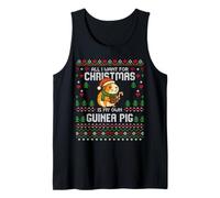 Suéter navideño Feo de Dear Santa Guinea Pigs Camiseta sin Mangas