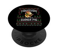 Suéter navideño Feo de Dear Santa Guinea Pigs PopSockets PopGrip Adhesivo