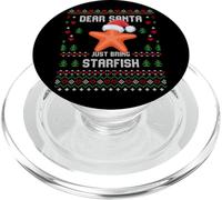 Suéter navideño Feo de Dear Santa Starfish PopSockets PopGrip para MagSafe