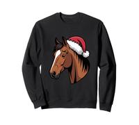 Suéter navideño Feo de Morgan Horse, Vaquera Ecuestre Sudadera