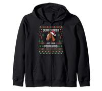 Suéter navideño Feo de Morgan Horse, Vaquera Ecuestre Sudadera con Capucha