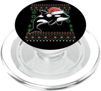 Suéter navideño Feo Orca Whale Orcas PopSockets PopGrip para MagSafe