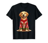 Suéter navideño Golden Retriever Felicidad Camiseta