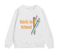 Suéter Niñas Manga Larga 2024 Sudadera Oversized Algodón Bloque de Color Cuello Redondo Sudadera con Capucha Tops Adolescentes Niñas Sudaderas Novedades Moda Otoño Invierno Ropa Exterior Tallas