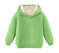 Suéter para bebé 74 Children Otoño Invierno Sólido Jersey Tops Manga Larga Sudadera con Capucha Chaleco Bebé 62, verde menta, 14-15 años