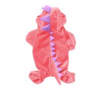 Suéter para perros de forro polar, ropa para perros pequeños, disfraz de dinosaurio de Halloween, ropa para perros, ropa para cachorros, suéter divertido para bulldog francés