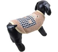 Suéter para perros de suave y esponjoso forro polar, Teddy Capuchino