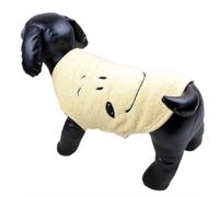 Suéter para perros de suave y ligero forro polar, amarillo