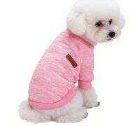 Suéter para Perros de tamaño pequeño,Sudadera de Forro Polar para Cachorro - Sudadera Suave para Mascotas - para Temporada de otoño Caminatas Carreras campamentos Bodas IR de Compras
